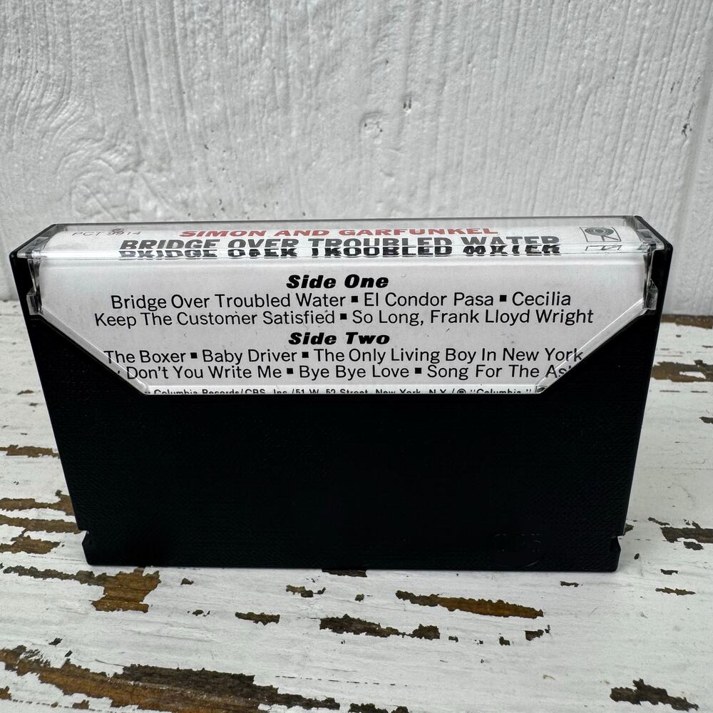 Cassette Tape Simon & Garfunkel Bridge Over Troubled Water Vintage Folk Rock - Picture 2 of 6